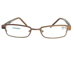 Jonathan Cate Fusion 136 BRN Eyeglasses‎ Frame Brown Rectangle 47-18-135 22835